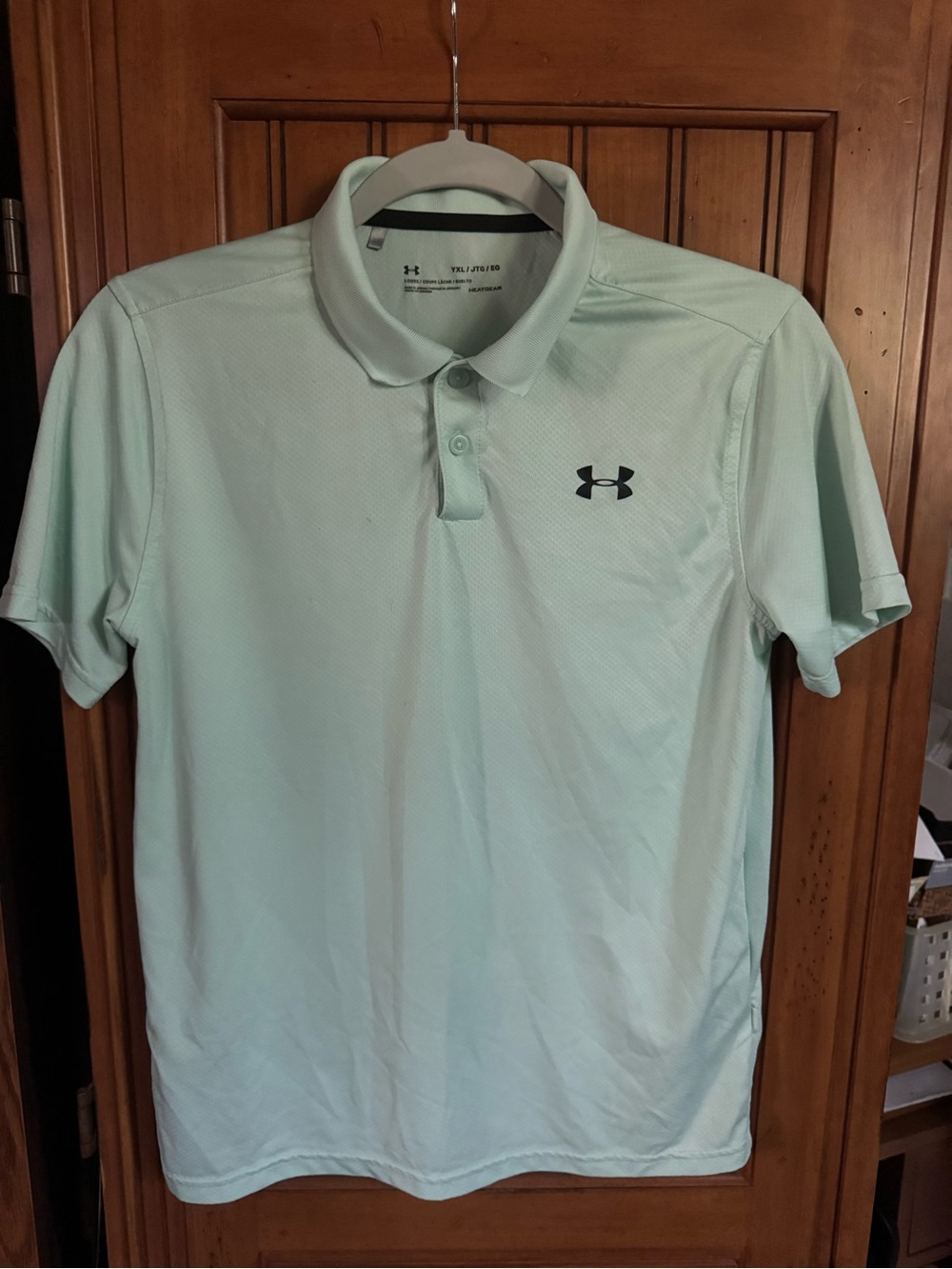 Under Armour Light Mint Green Short-Sleeve Polo